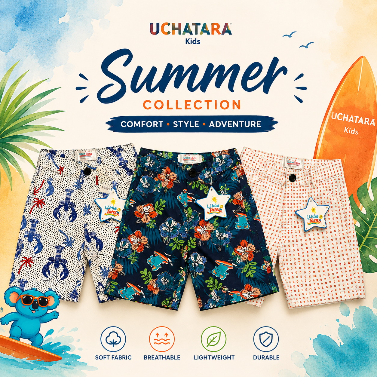 Boys premium shorts 3 desighn
