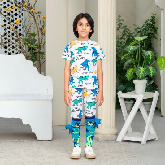 Boys premium printed suit