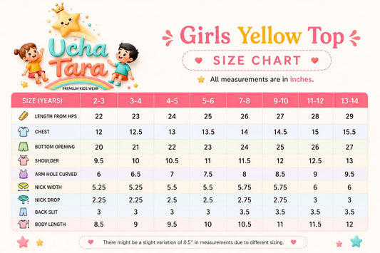 Girls premium yellow top