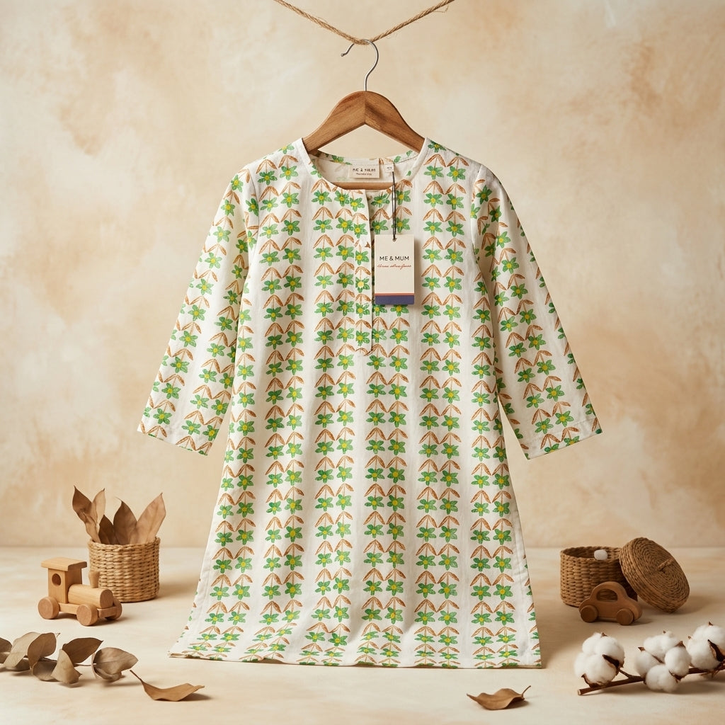 Girls chikn kari dress 3 article