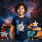 Boys Graphic T-Shirt — Astronaut (Navy Blue)